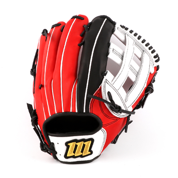 모리모토 MGD-09 도미넌트 H웹 외야 야구글러브 (레드/화이트/블랙)