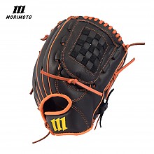모리모토 MPN600 카우레더 글러브 블랙/오렌지 12인치 (우투)