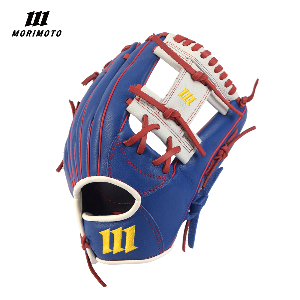 모리모토 MPN600 카우레더 글러브 블루/화이트/레드 11.5인치 (우투)